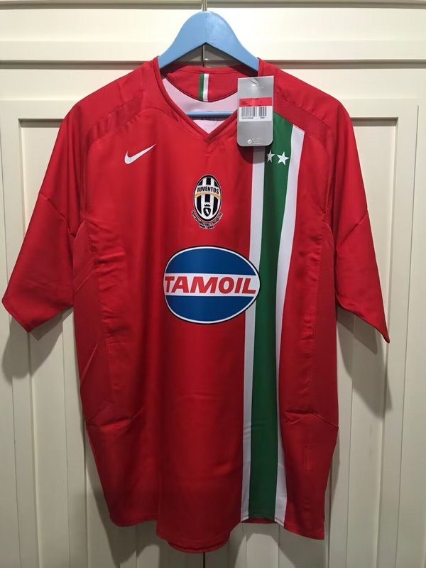 AAA Quality Juventus 05/06 Away Red Soccer Jersey